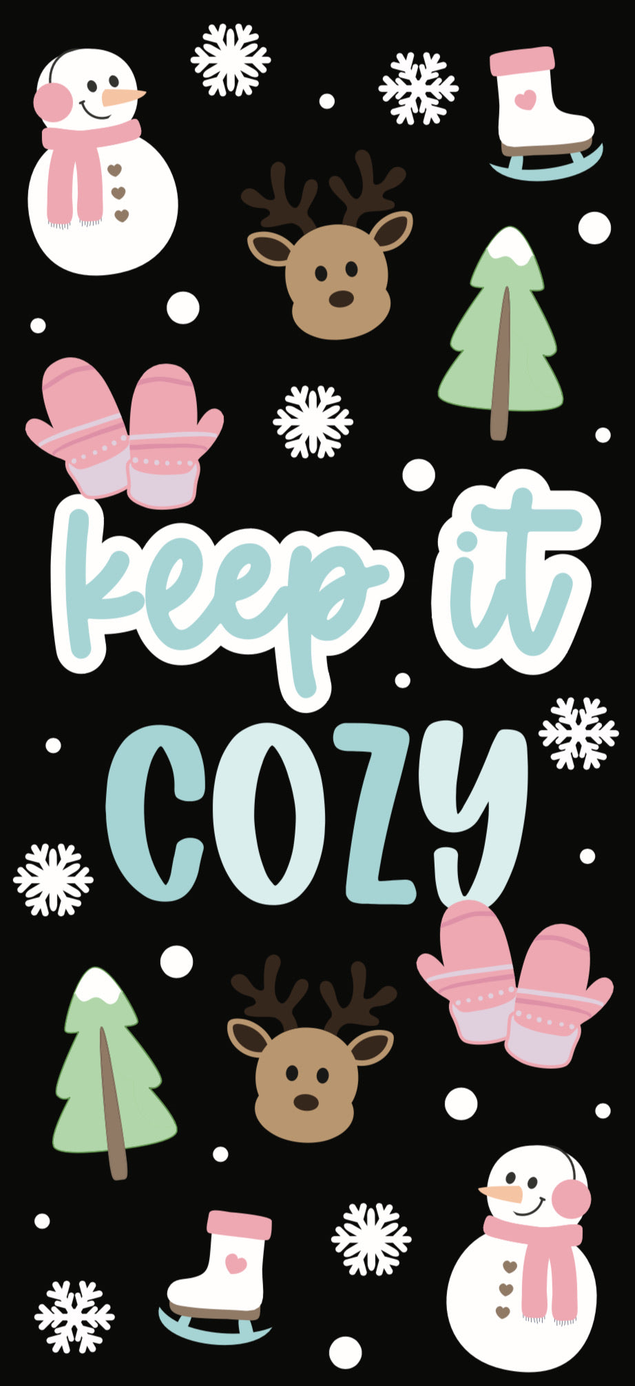 Keep It Cozy - Door Decor Kit or Bulletin Door