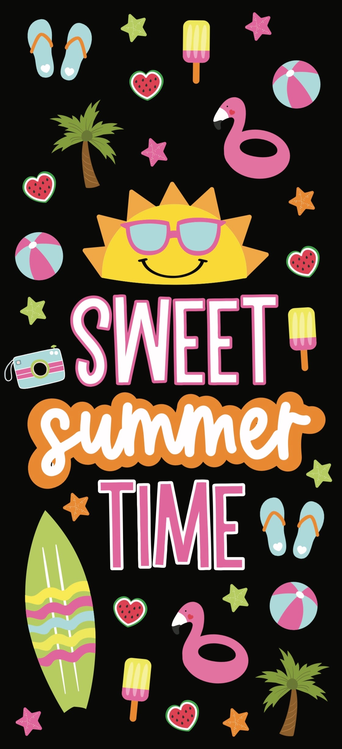Sweet Summer Time - Door Decor Kit or Bulletin Door