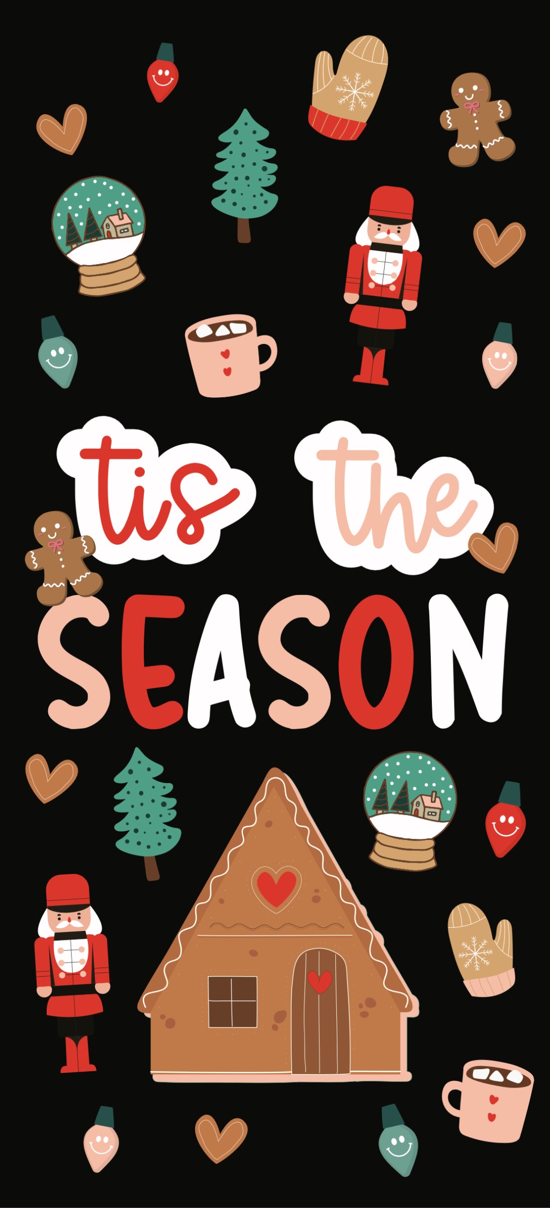Tis The Season - Door Decor Kit or Bulletin Door