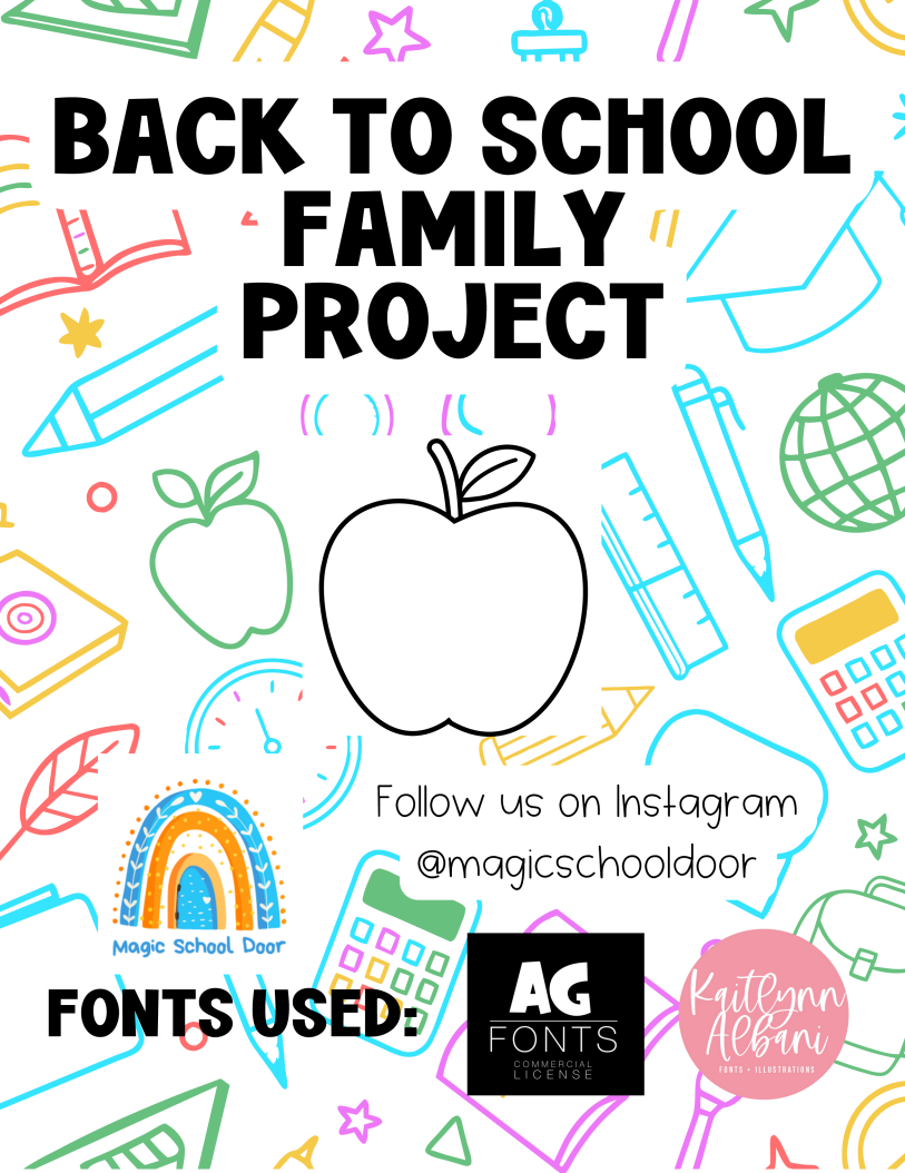Back To School Family Project