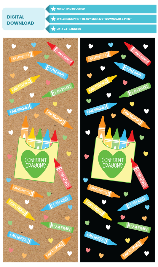 Confident Crayons - Walgreens Compatible